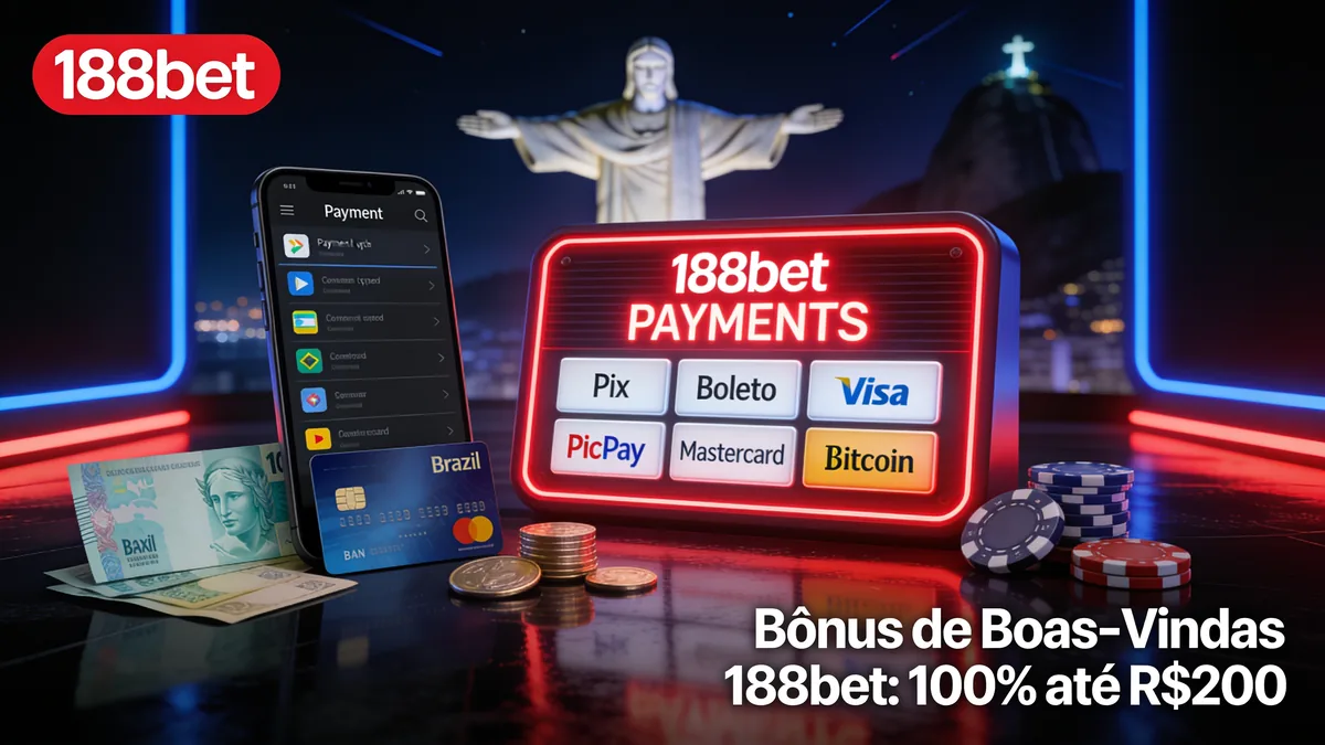 188bet no Brasil — Bônus de Boas-Vindas 188bet: 100% até R$200